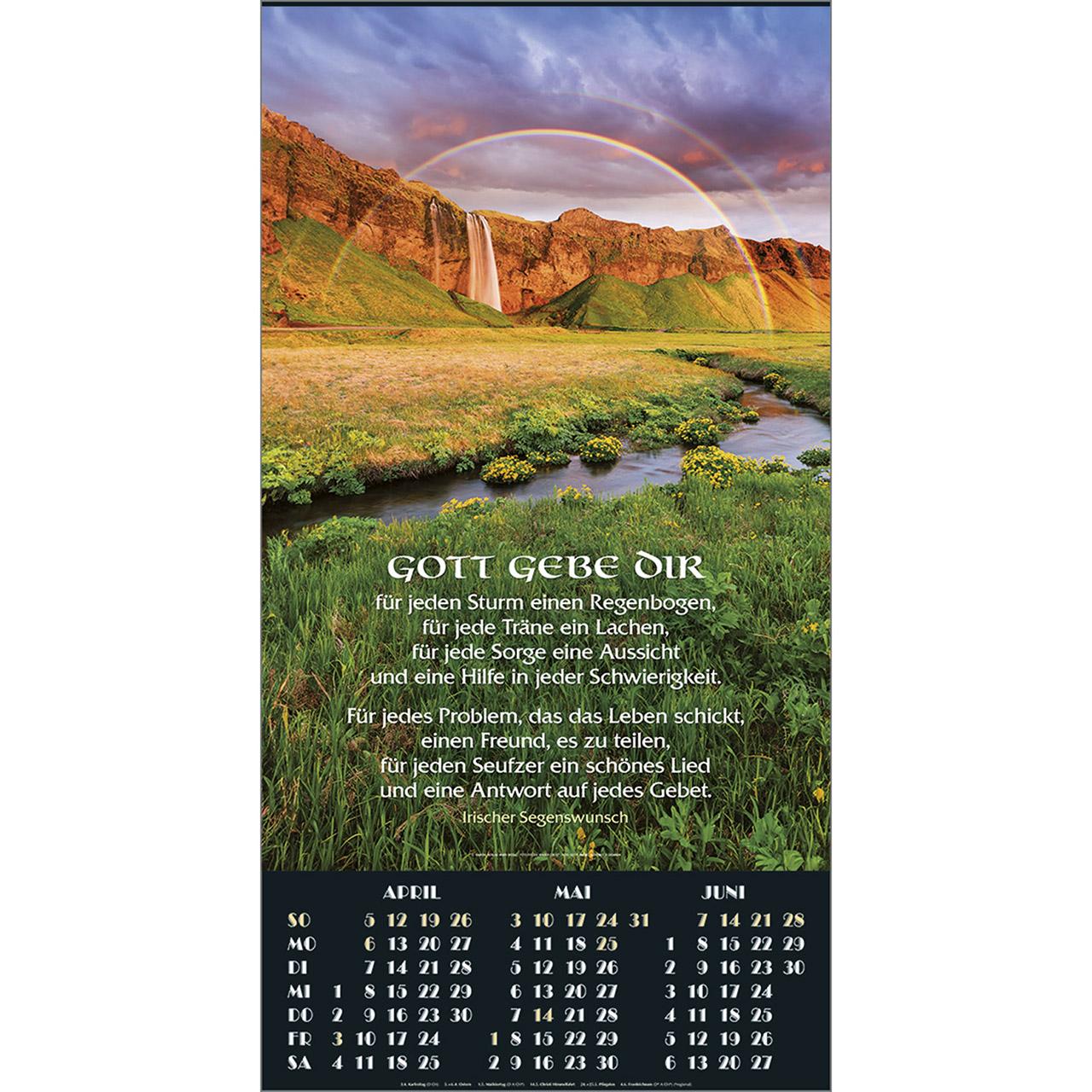 Beispielinhalt (Bild) Foto-Poster-Kalender 2026