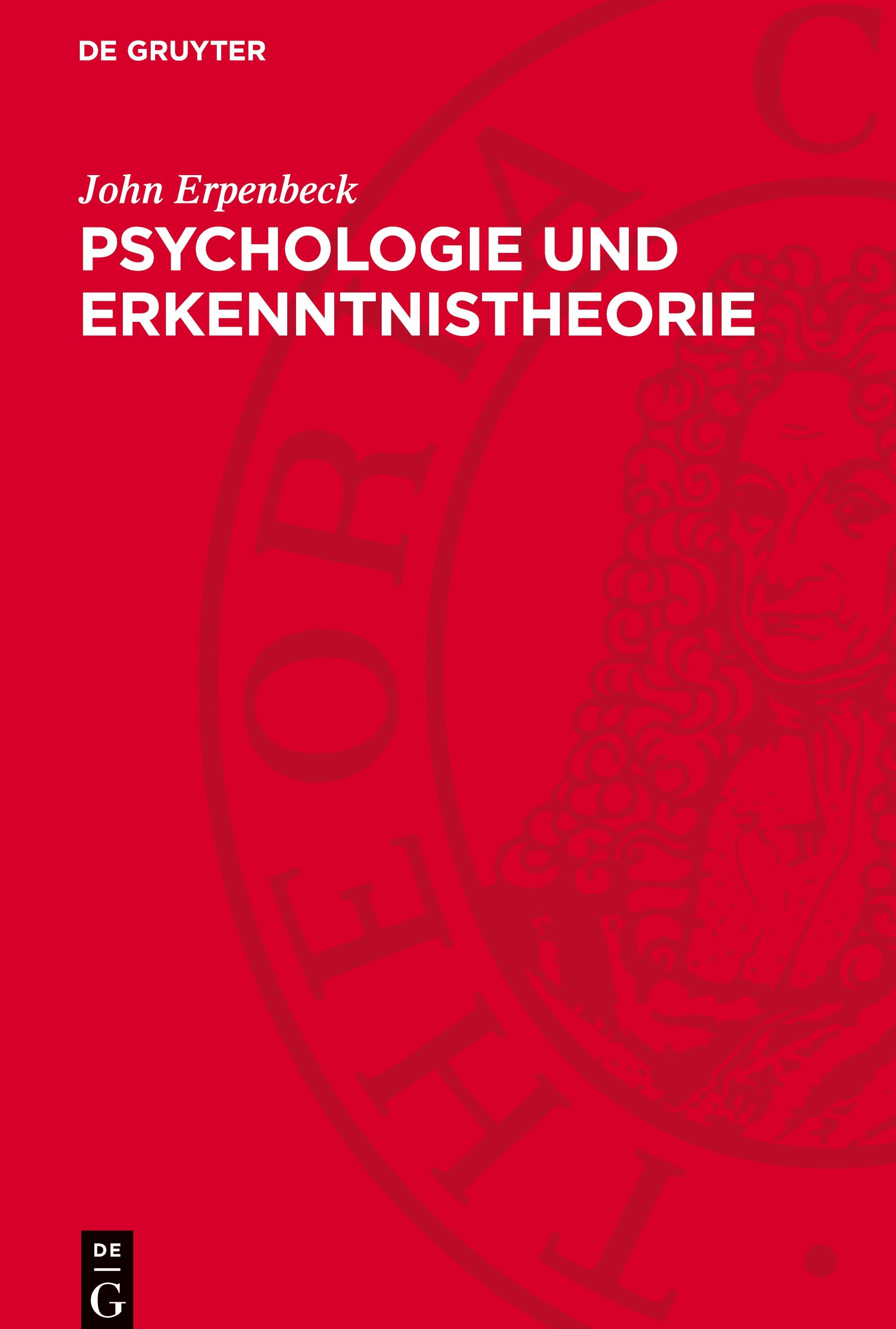 Vorderes Coverbild Psychologie und Erkenntnistheorie