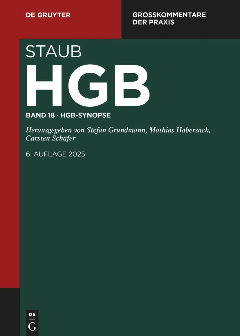 Vorderes Coverbild HGB-Synopse