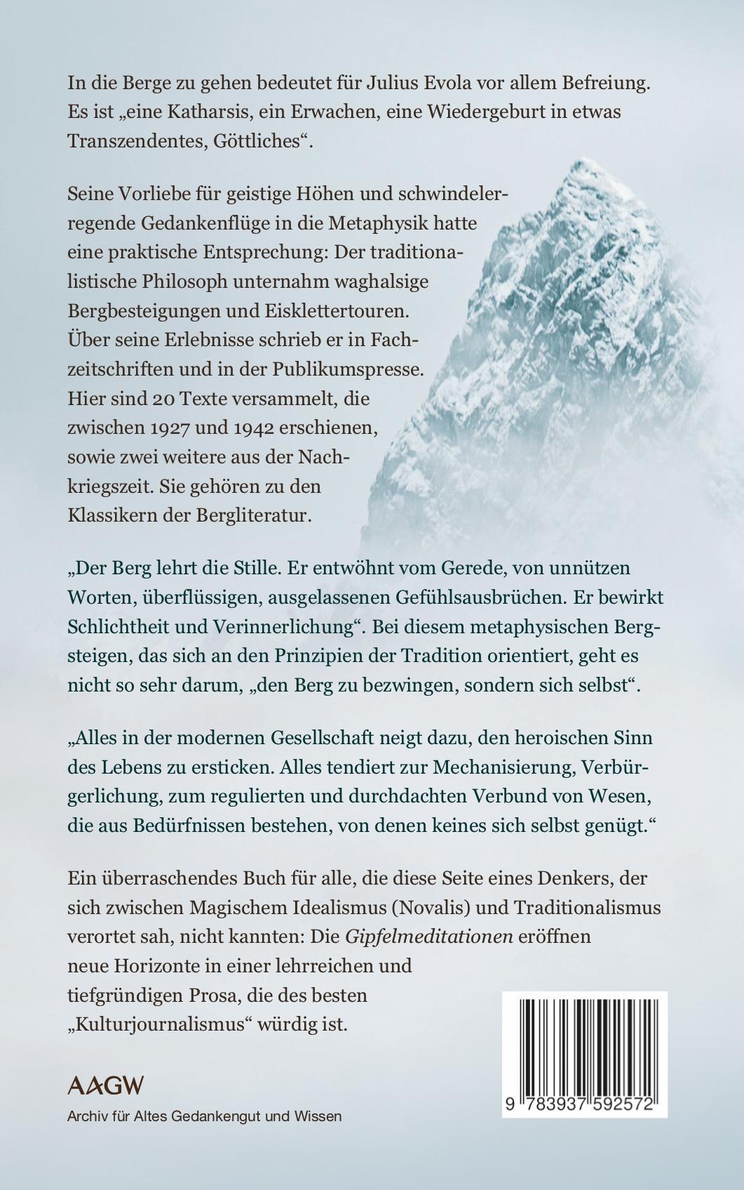 Rückseitencover Gipfelmeditationen