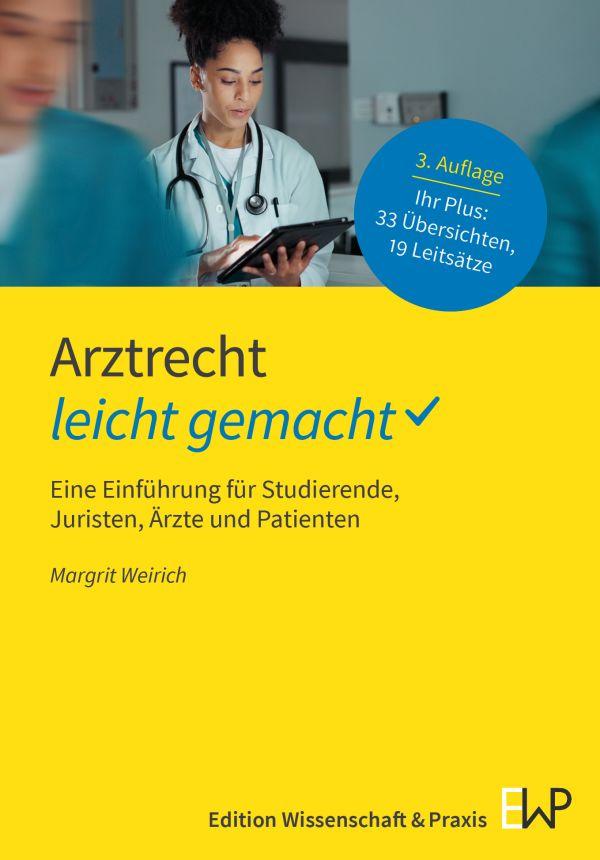 Vorderes Coverbild Arztrecht - leicht gemacht