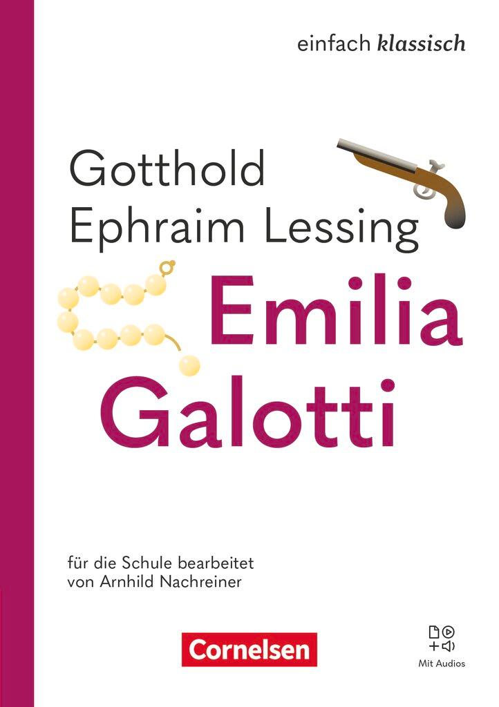 Vorderes Coverbild Einfach klassisch - Emilia Galotti - Ausgabe 2025 - Lektüre mit Audios