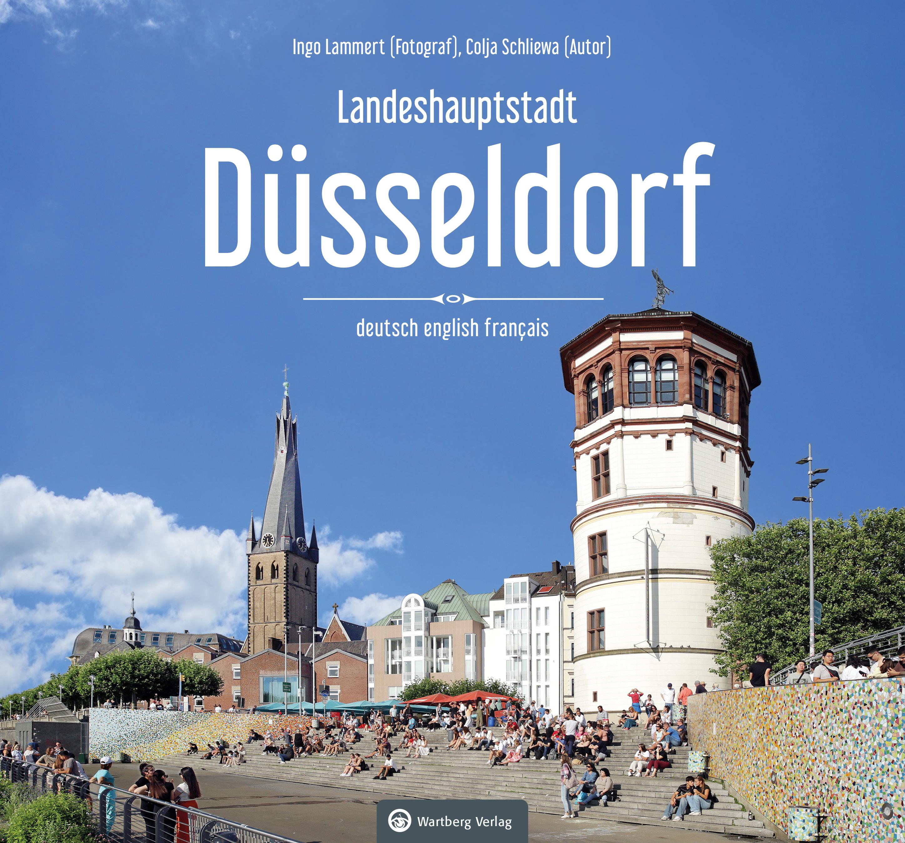 Vorderes Coverbild Düsseldorf Farbbildband - Ein Bildband in drei Sprachen