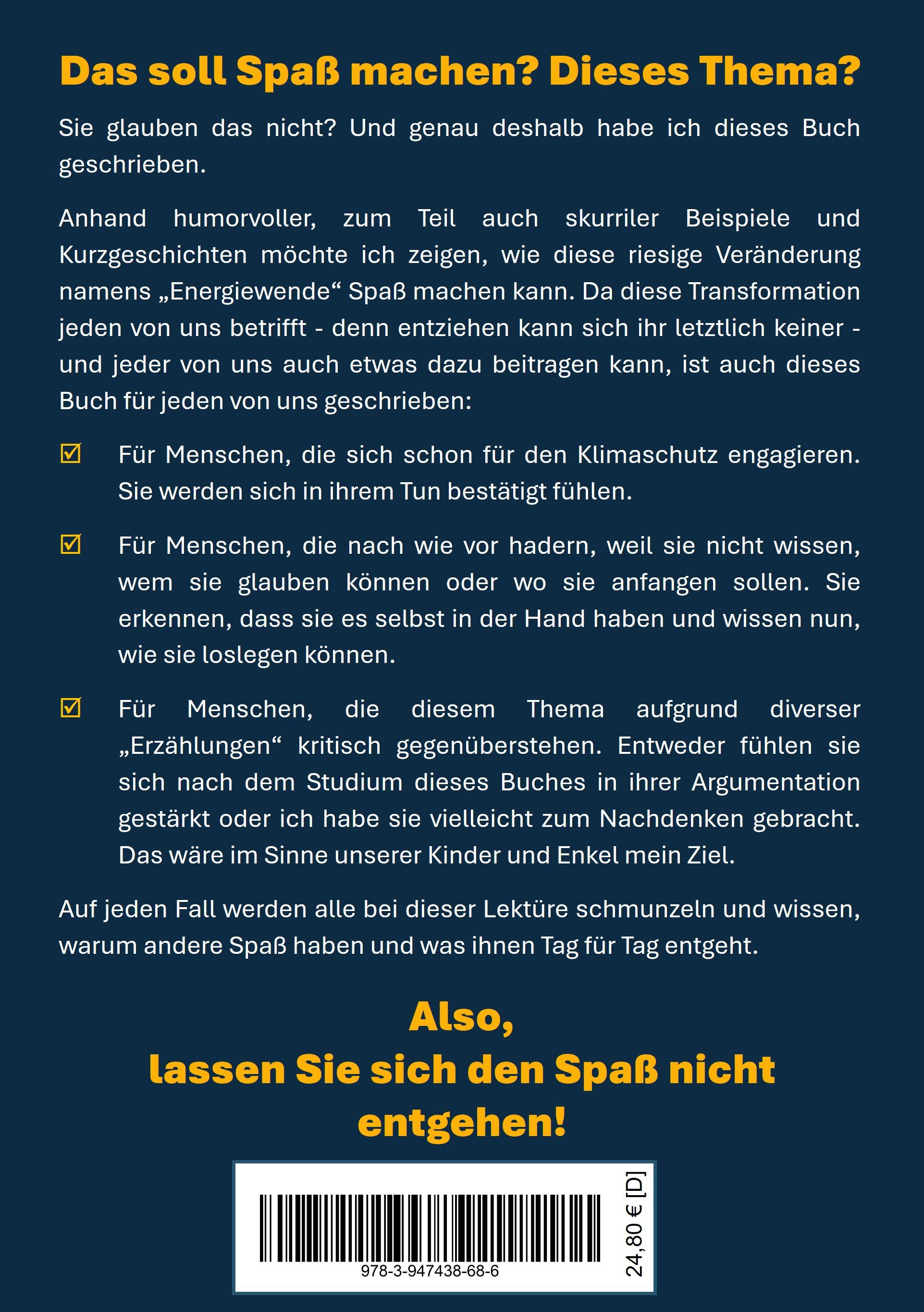 Rückseitencover Die Energiewende