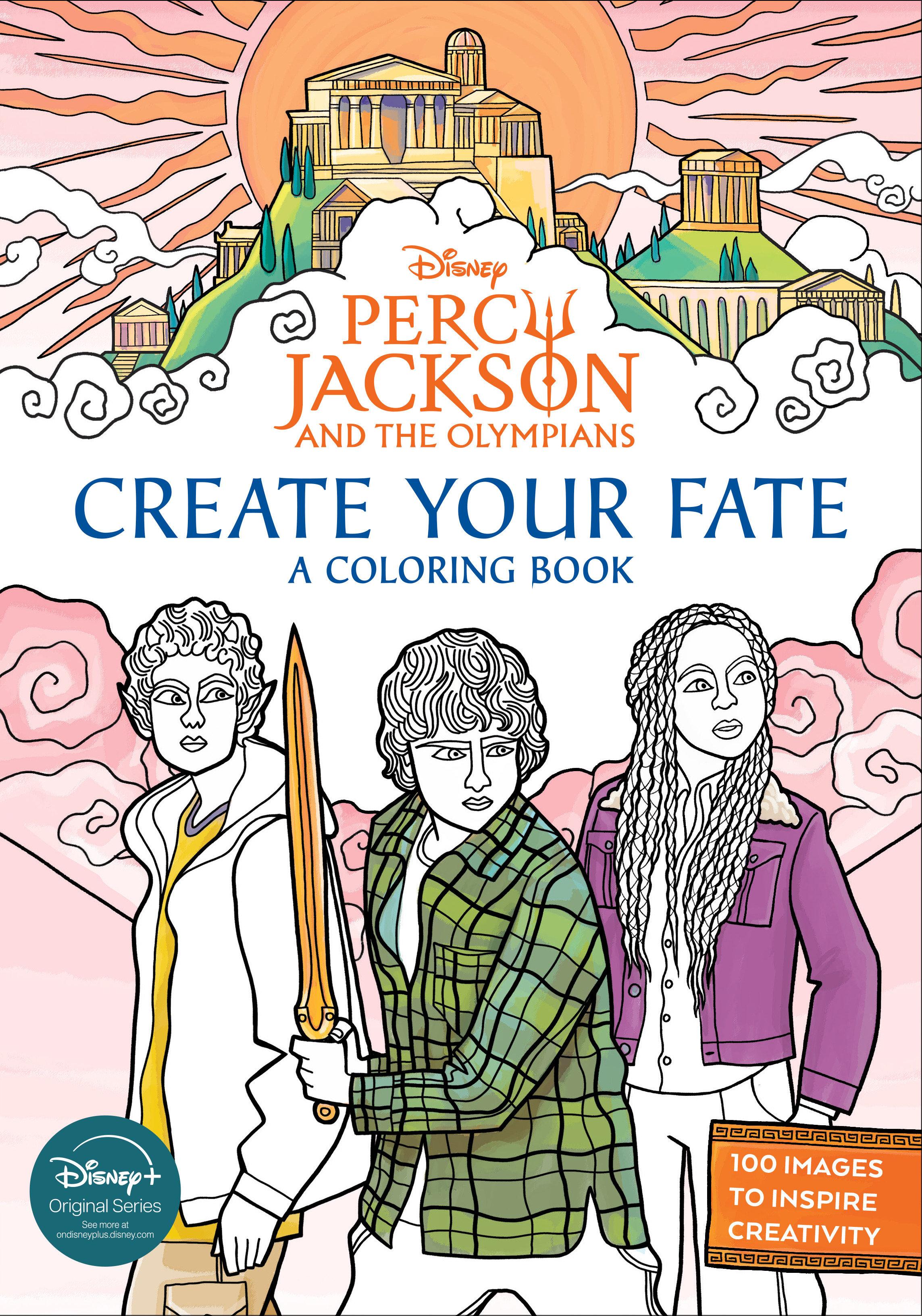 Vorderes Coverbild Percy Jackson and the Olympians: Create Your Fate: A Coloring Book