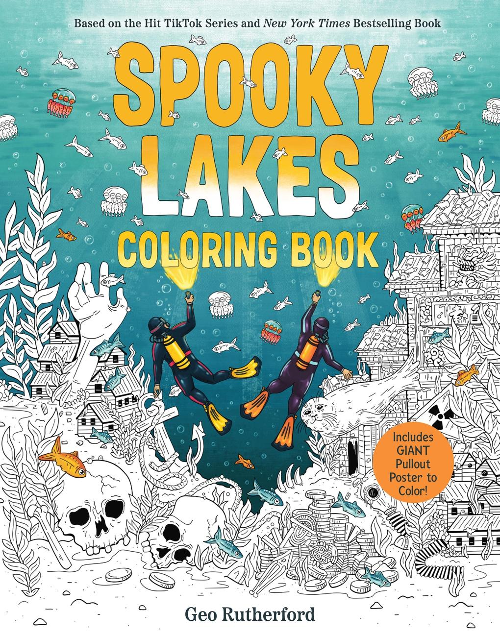 Vorderes Coverbild Spooky Lakes Coloring Book