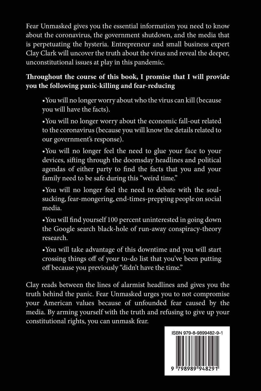 Rückseitencover Fear Unmasked