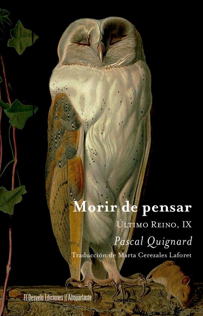 Vorderes Coverbild Morir de pensar