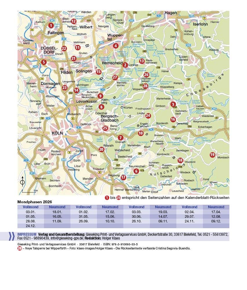 Beispielinhalt (Bild) Schönes Bergisches Land 2026
