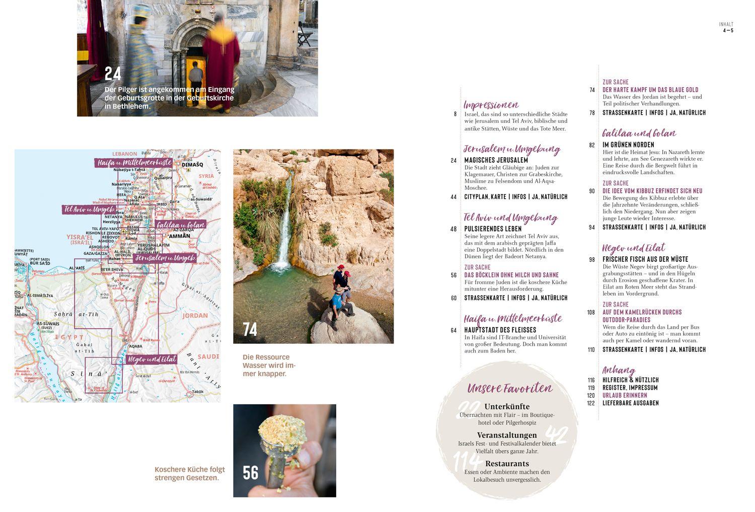 Beispielinhalt (Bild) DuMont Bildatlas Israel