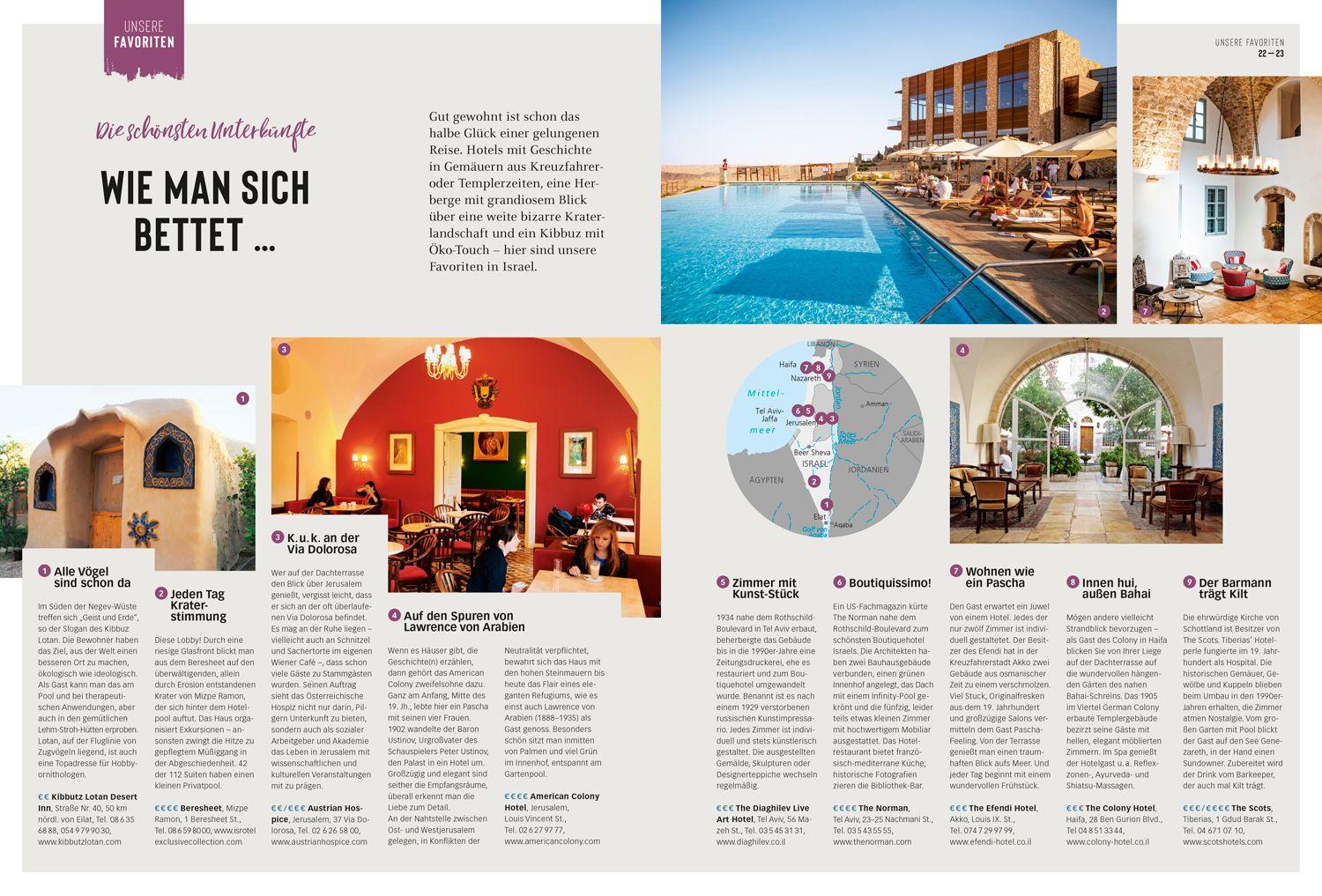 Beispielinhalt (Bild) DuMont Bildatlas Israel