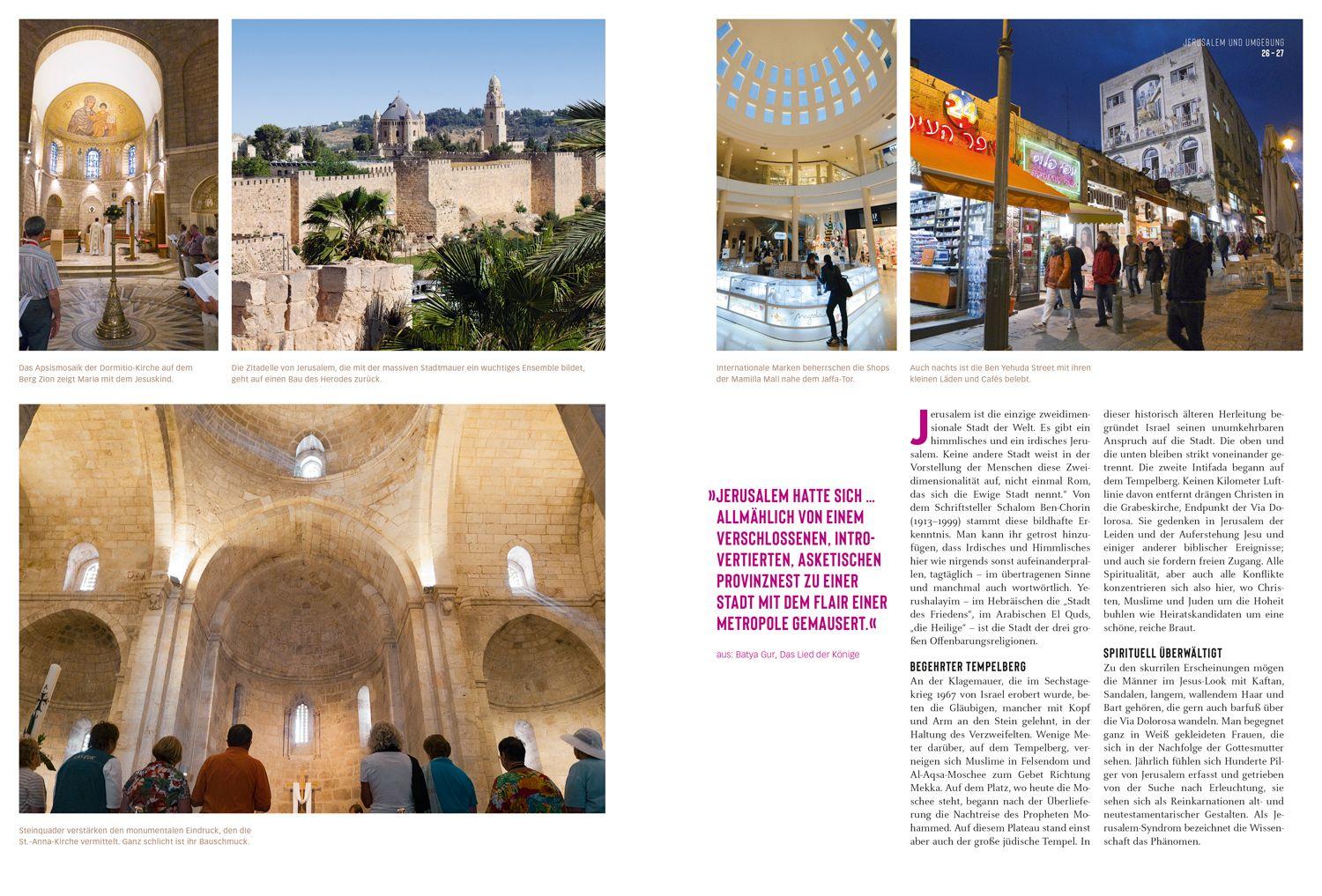 Beispielinhalt (Bild) DuMont Bildatlas Israel