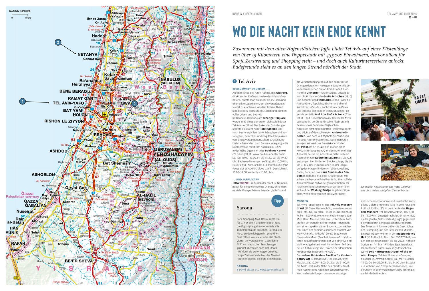 Beispielinhalt (Bild) DuMont Bildatlas Israel