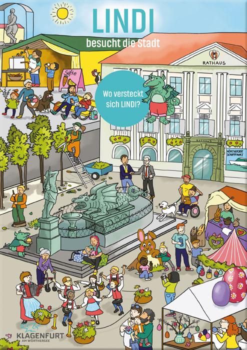 Vorderes Coverbild Lindi besucht die Stadt