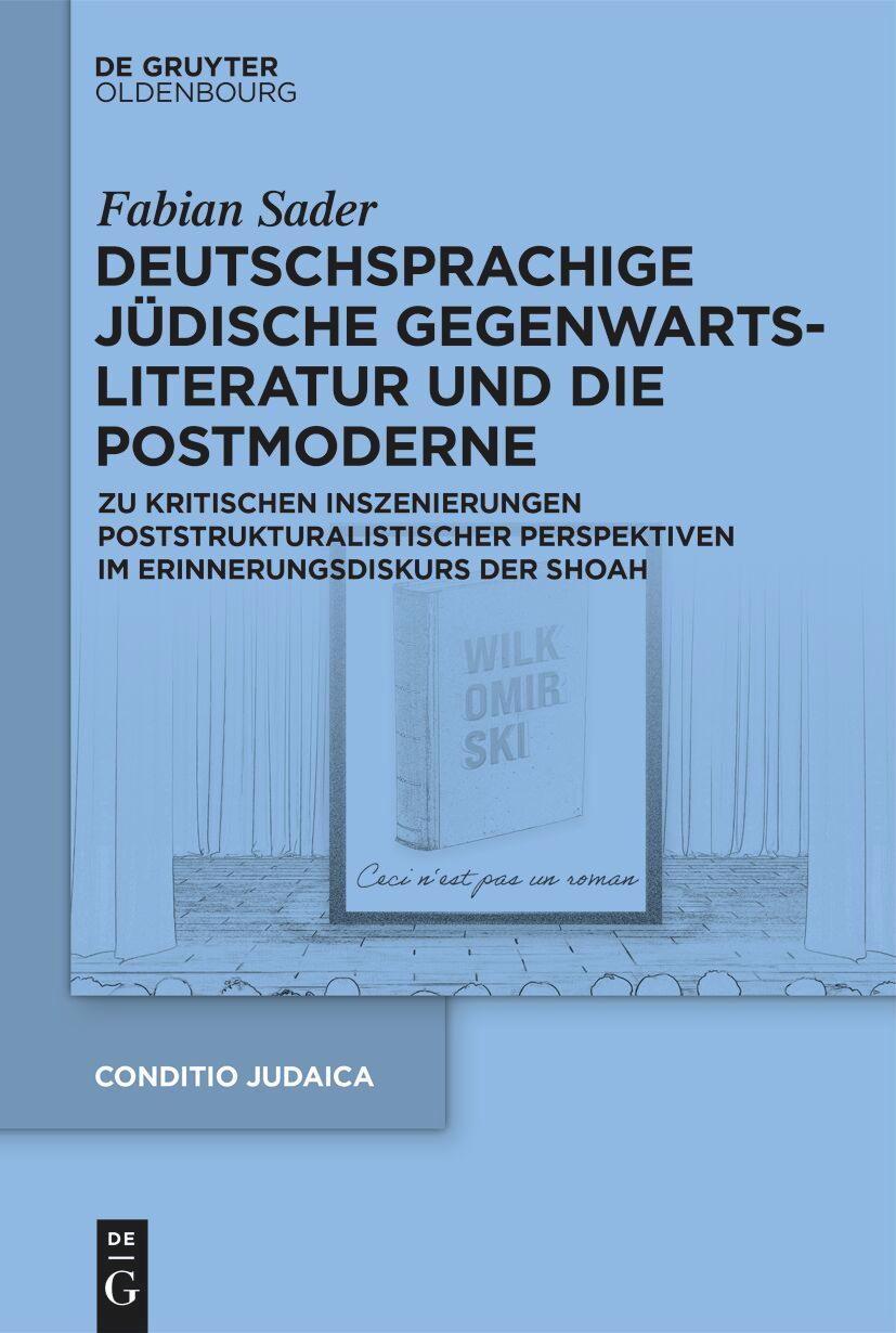 Vorderes Coverbild Deutschsprachige jüdische Gegenwartsliteratur und die Postmoderne