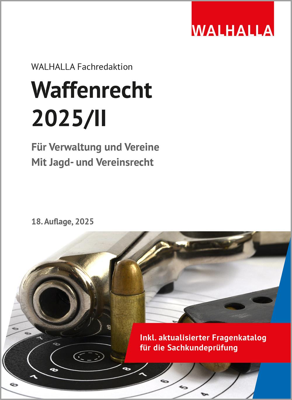 Vorderes Coverbild Waffenrecht 2025/II