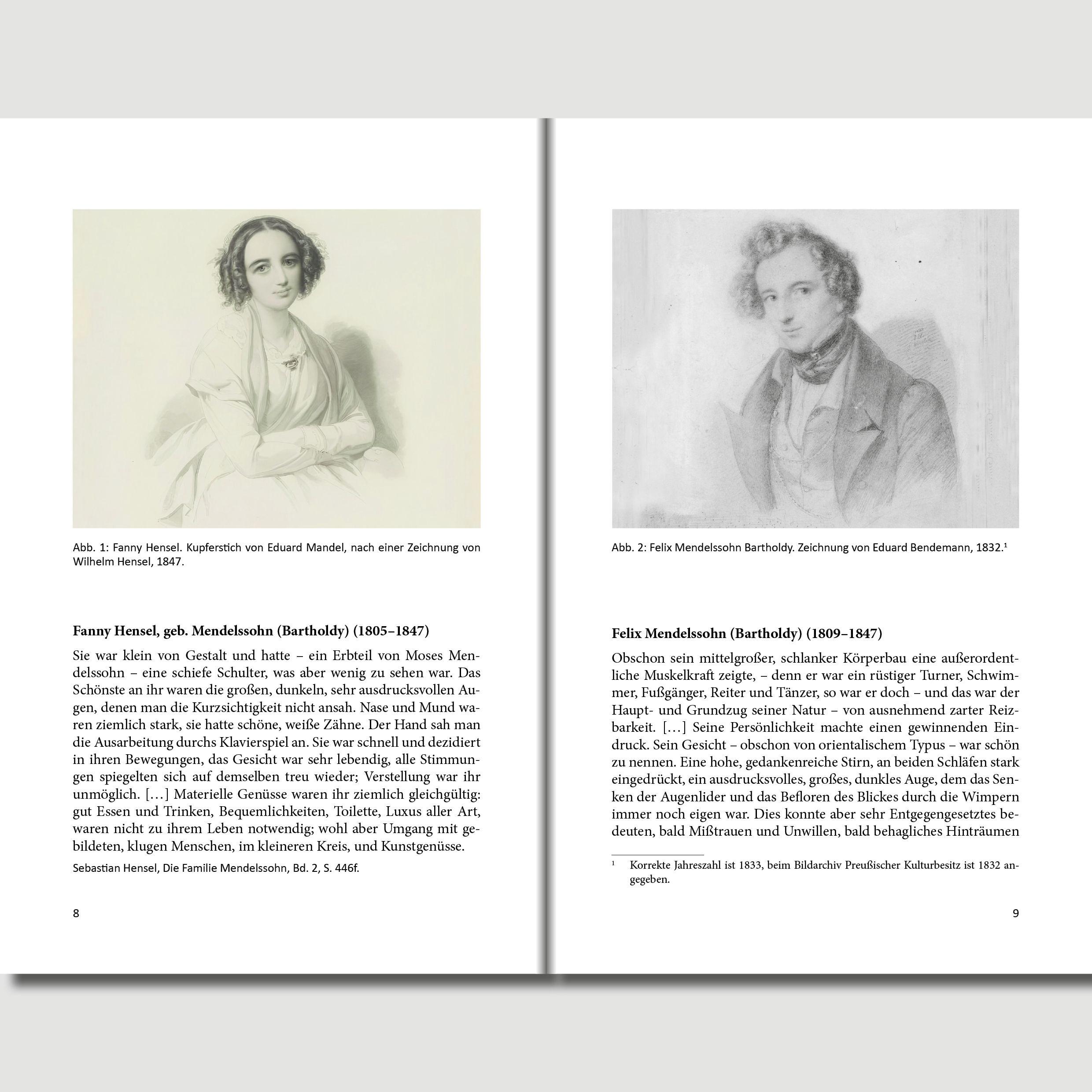 Beispielinhalt (Bild) Fanny und Felix Mendelssohn: Zwei Wege