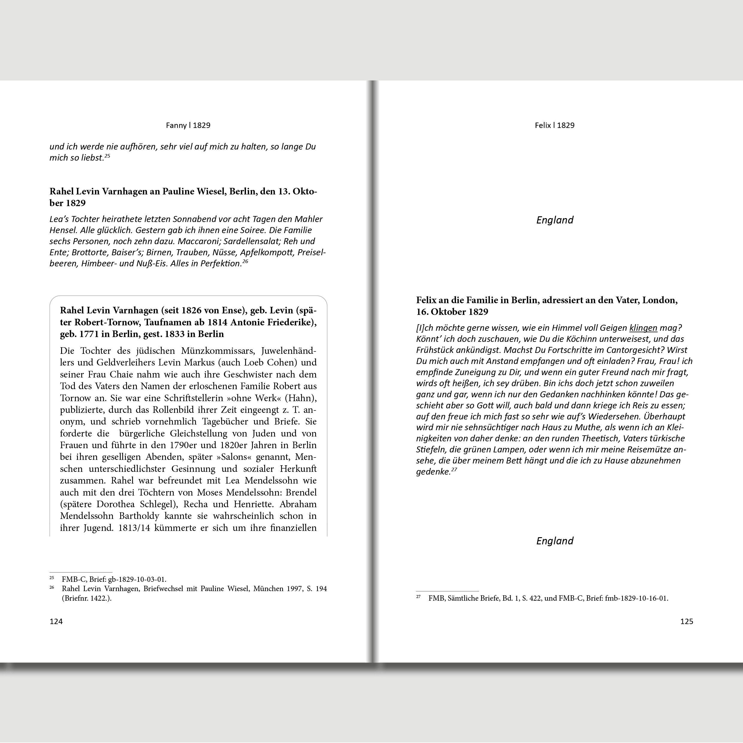 Beispielinhalt (Bild) Fanny und Felix Mendelssohn: Zwei Wege