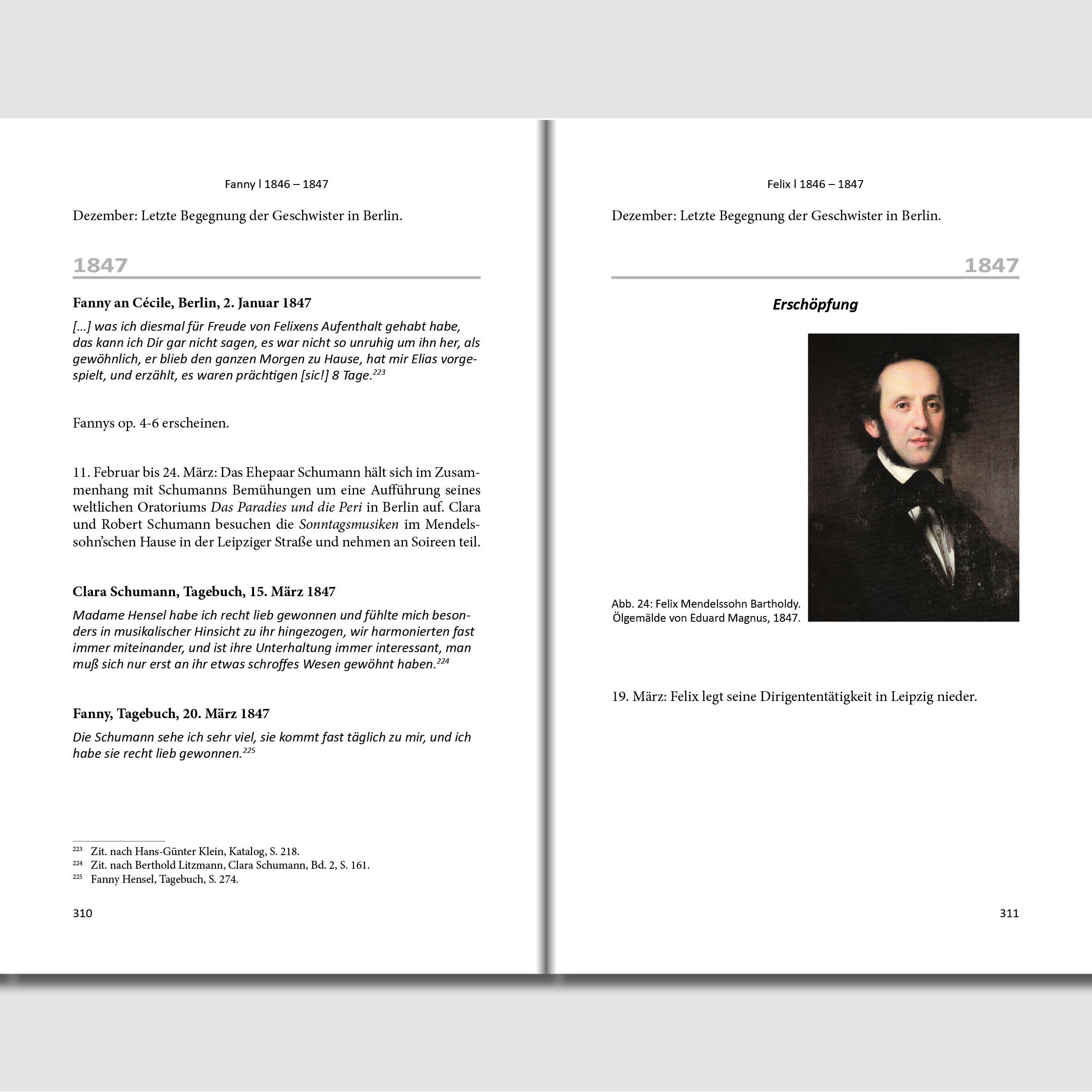 Beispielinhalt (Bild) Fanny und Felix Mendelssohn: Zwei Wege