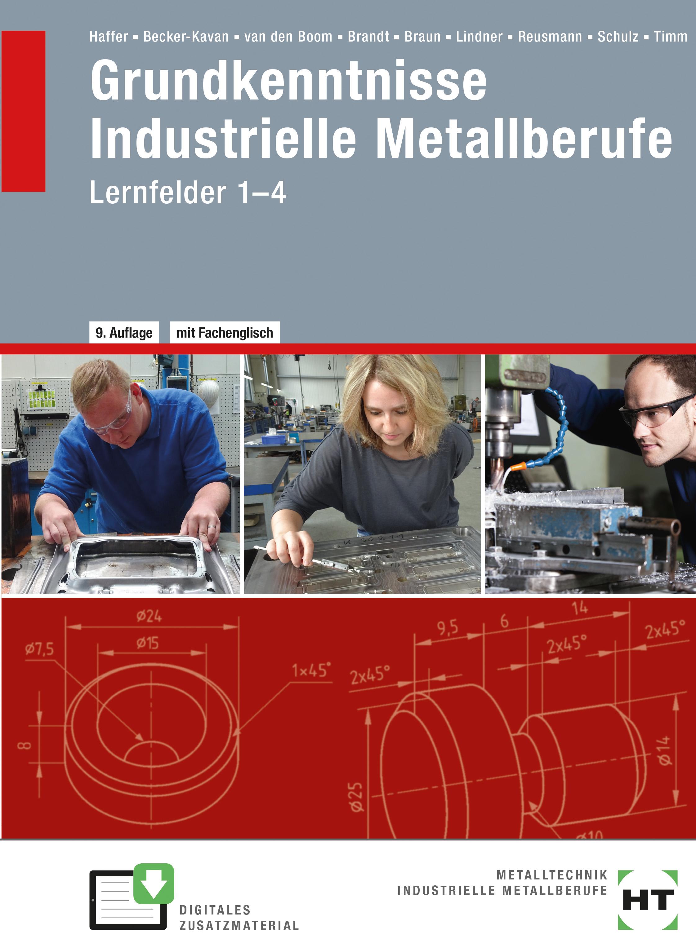 Vorderes Coverbild Grundkenntnisse Industrielle Metallberufe