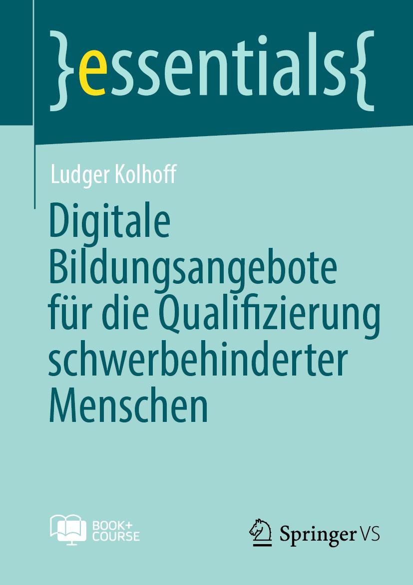 Vorderes Coverbild Digitale Bildungsangebote für die Qualifizierung schwerbehinderter Menschen