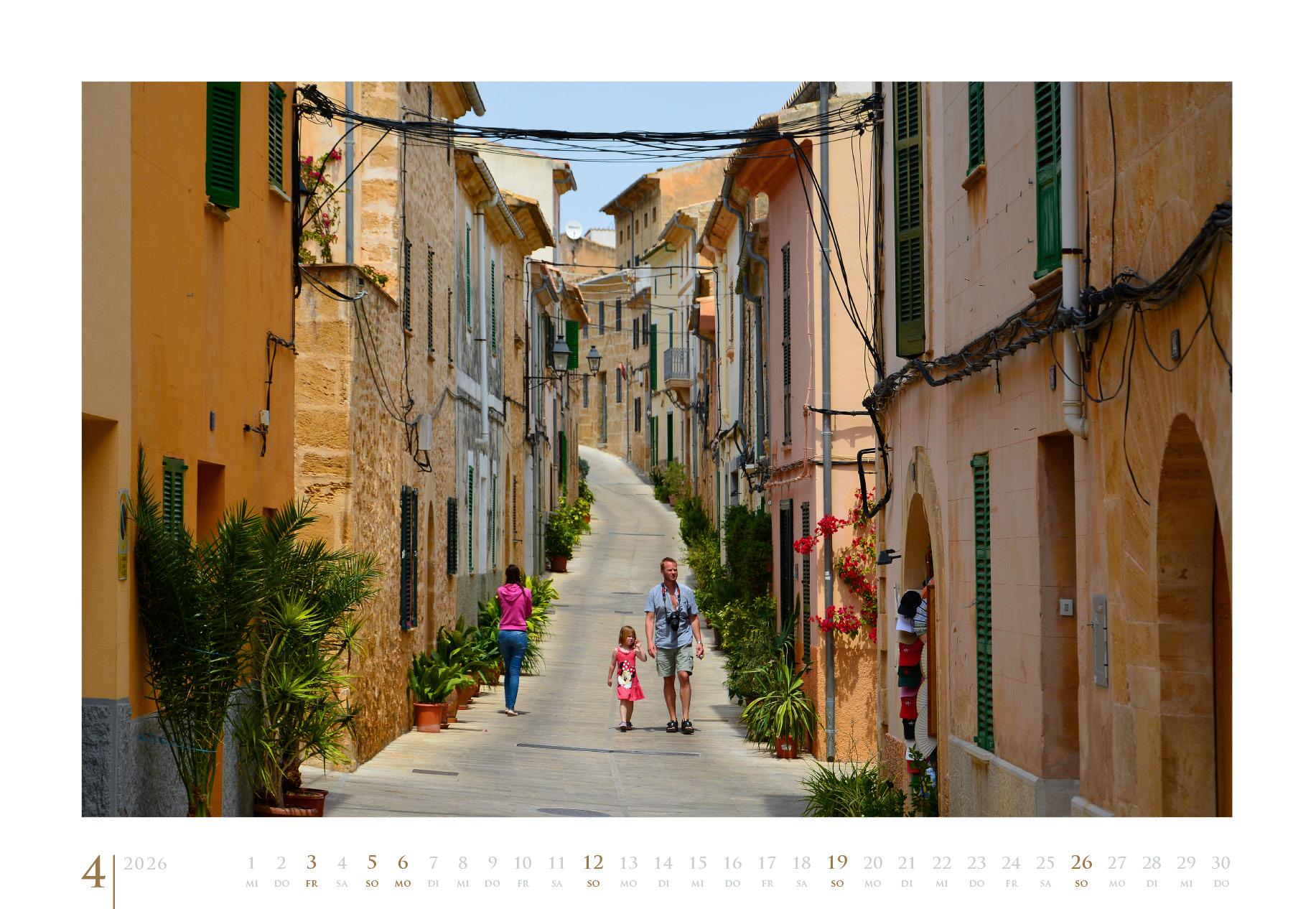 Beispielinhalt (Bild) Reiseskizzen Mallorca aRT 2026