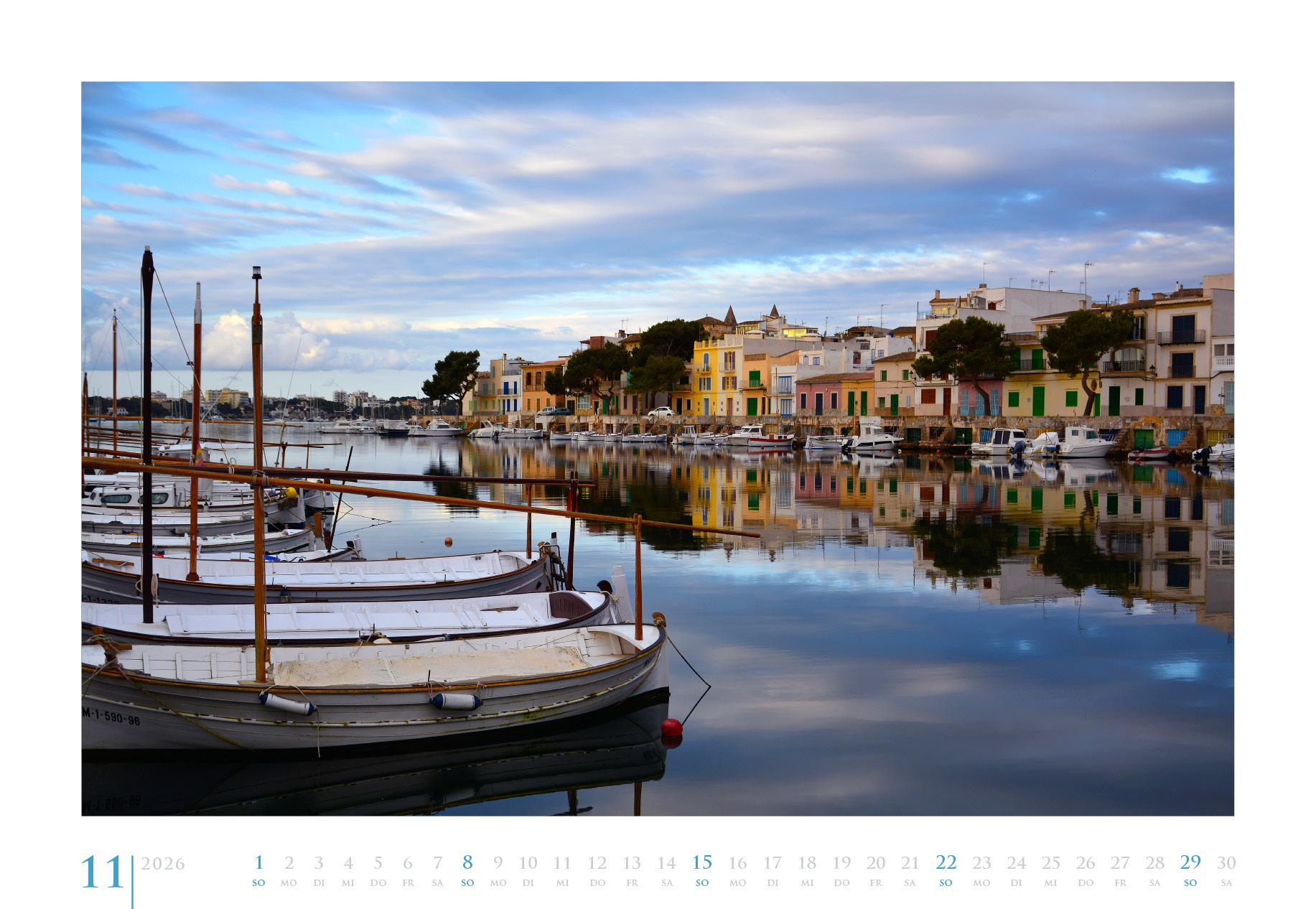 Beispielinhalt (Bild) Reiseskizzen Mallorca aRT 2026