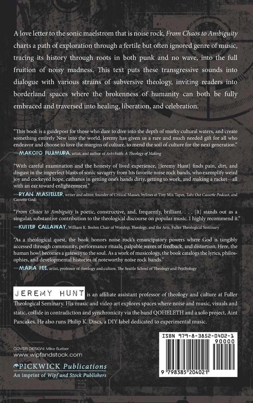 Rückseitencover From Chaos to Ambiguity