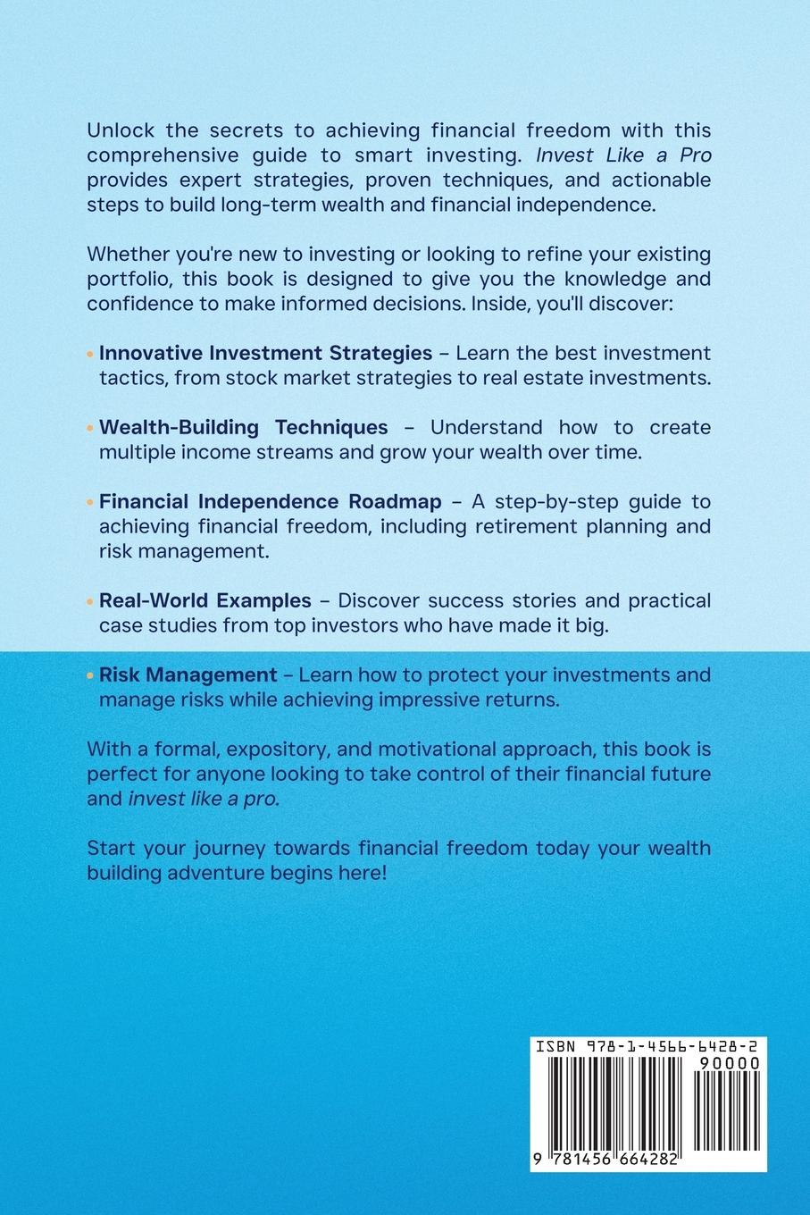 Rückseitencover Invest Like a Pro