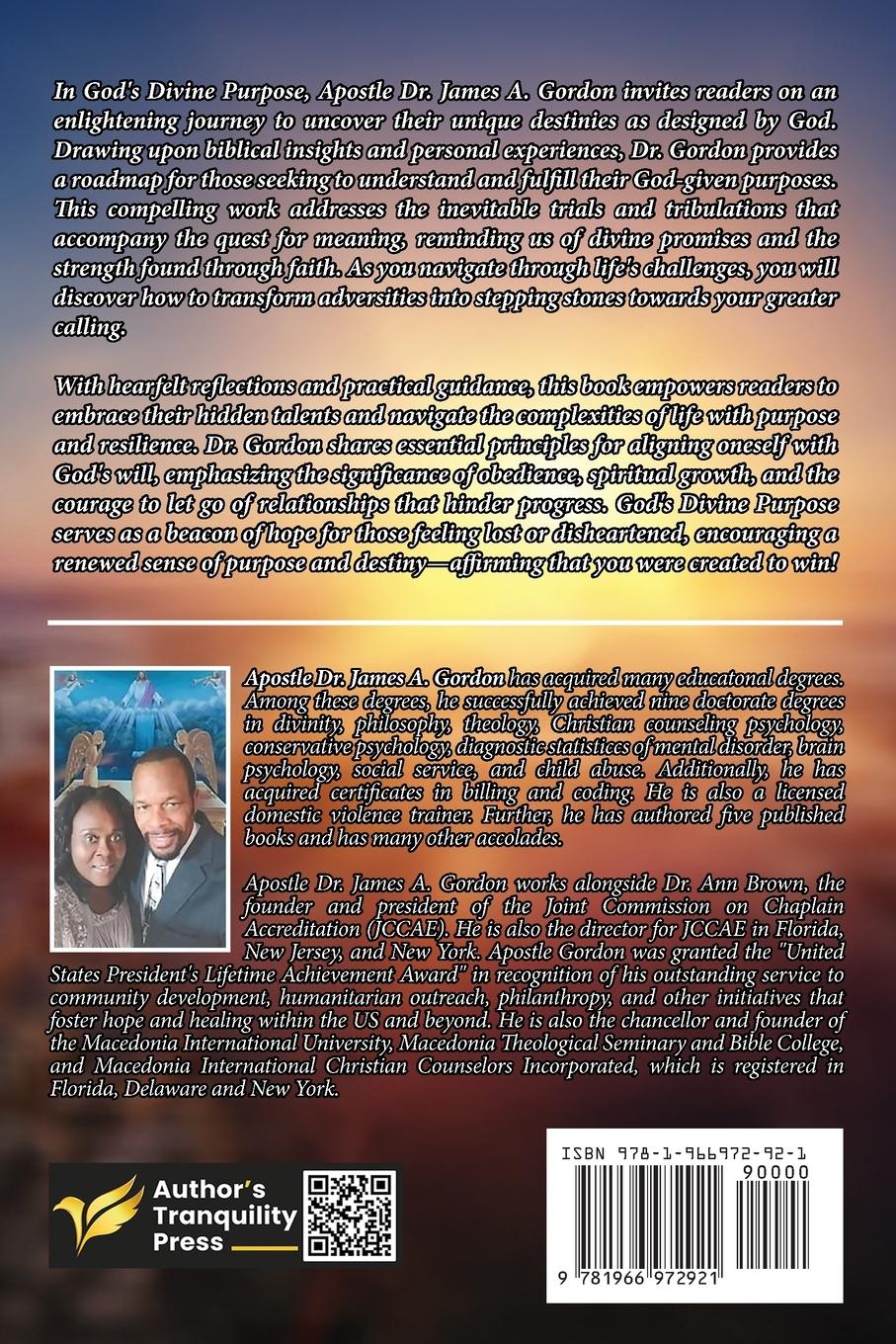 Rückseitencover God's Divine Purpose