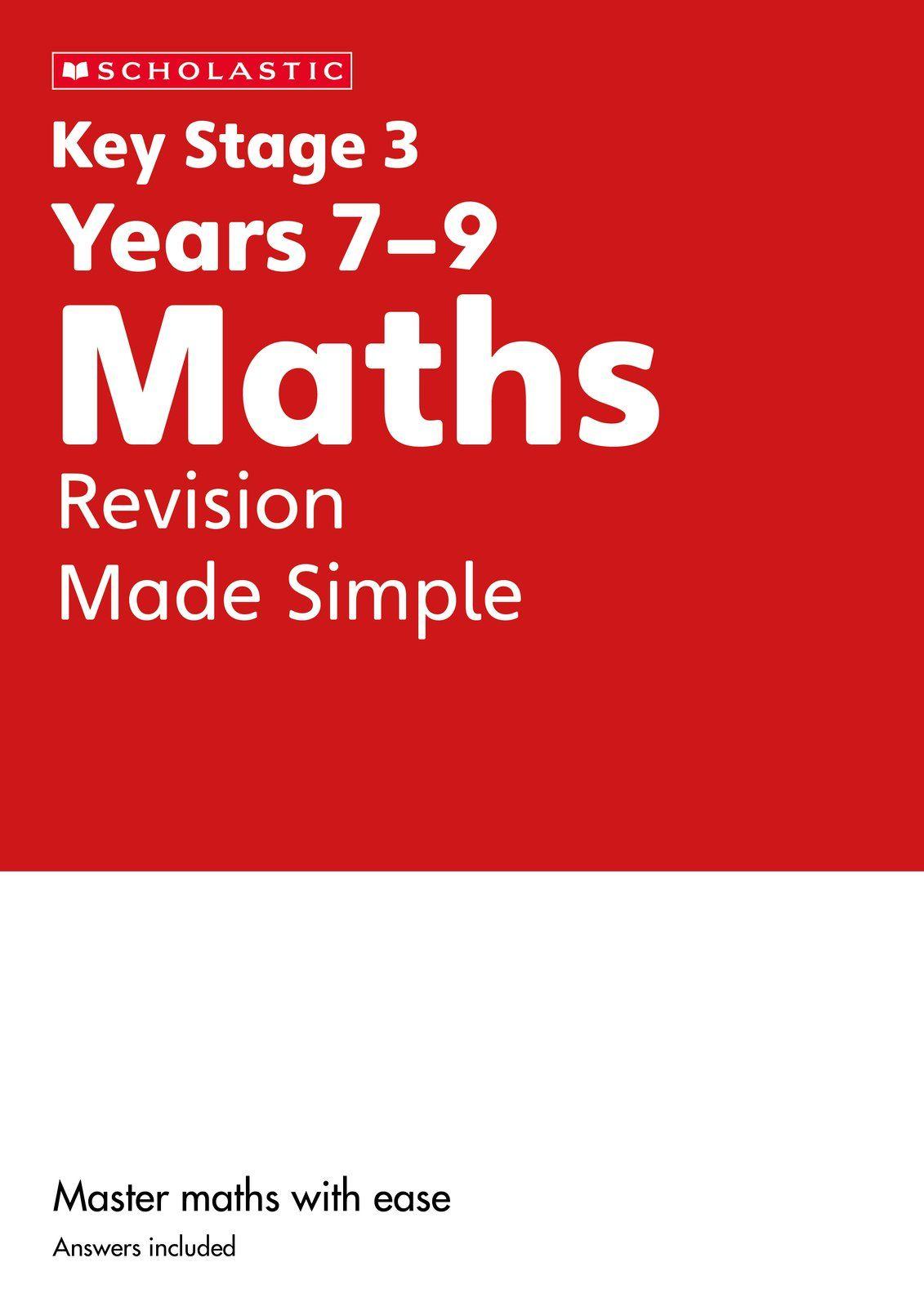 Vorderes Coverbild KS3 Maths Revision Made Simple Years 7-9