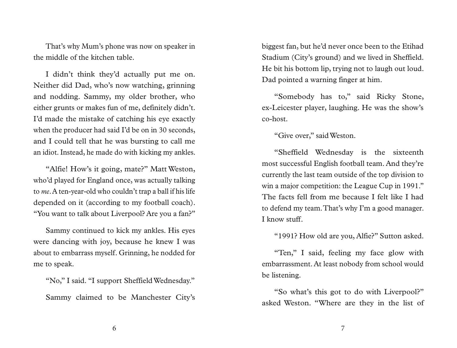 Beispielinhalt (Bild) Off the Bench