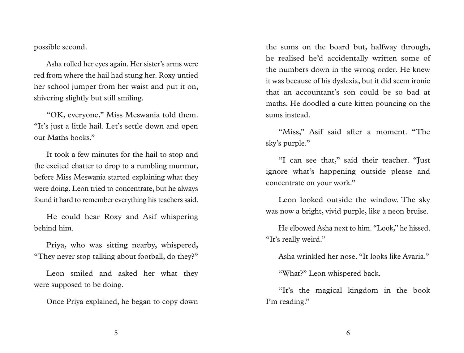 Beispielinhalt (Bild) Leon and Asha VS the Aliens