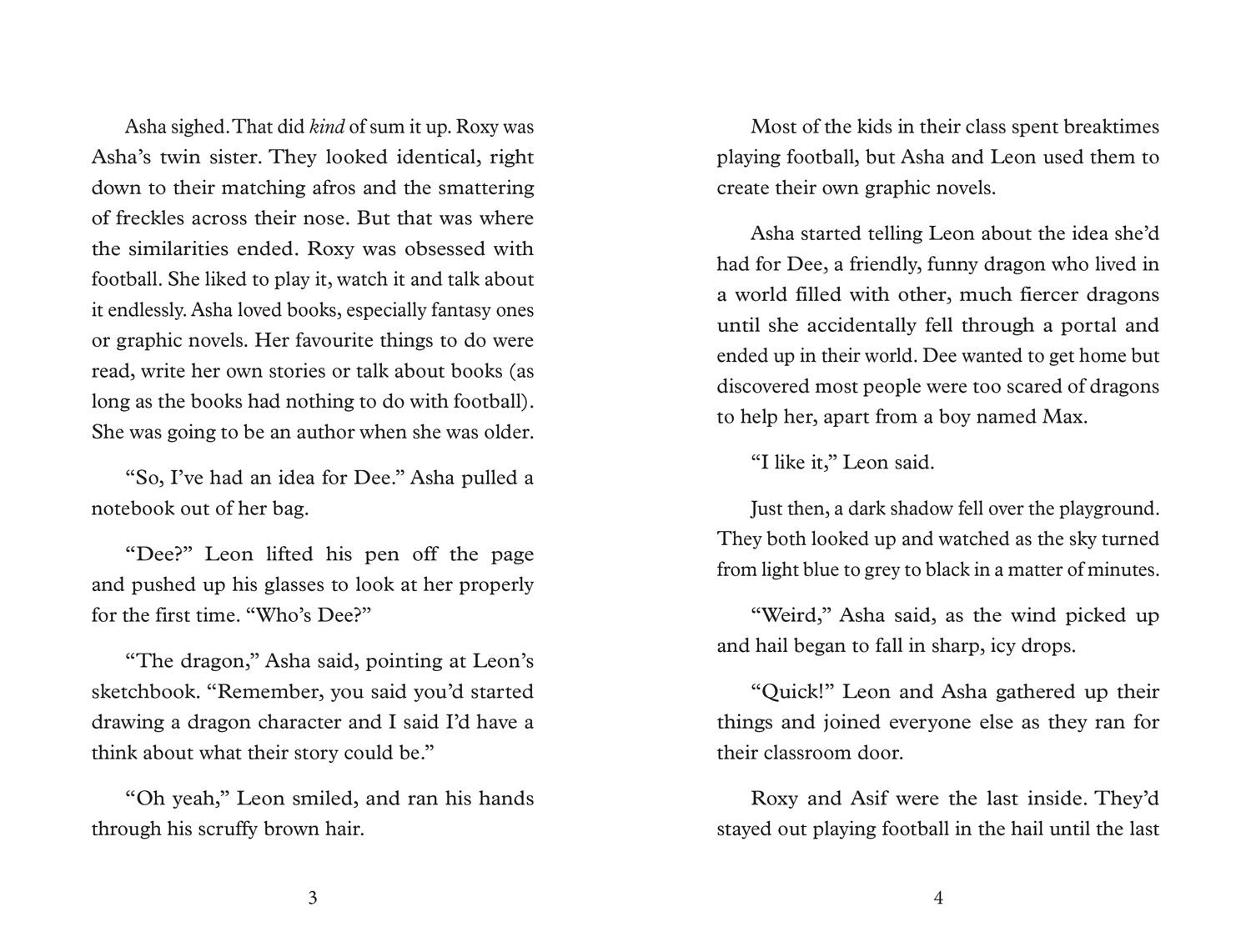 Beispielinhalt (Bild) Leon and Asha VS the Aliens