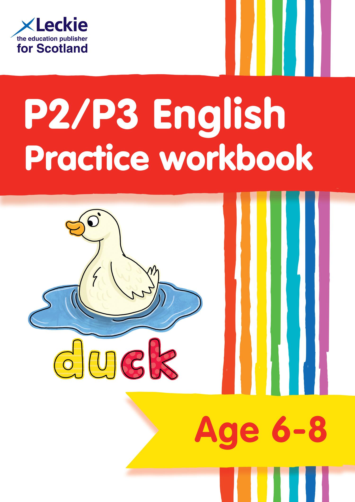 Vorderes Coverbild P2/P3 English Practice Workbook