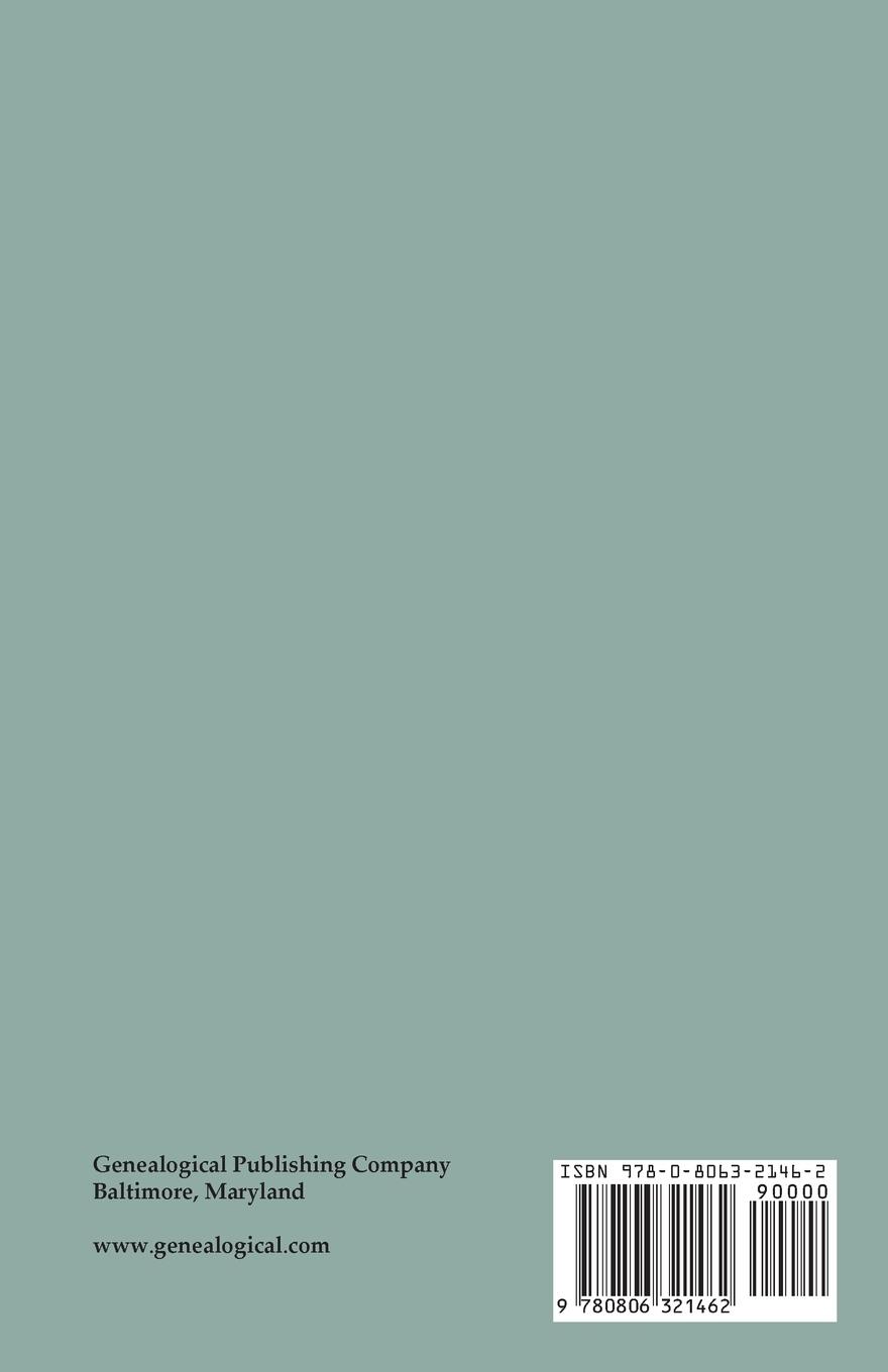 Rückseitencover Northern Neck of Virginia Pioneers, 1642-1675. In Six Volumes. Volume Five