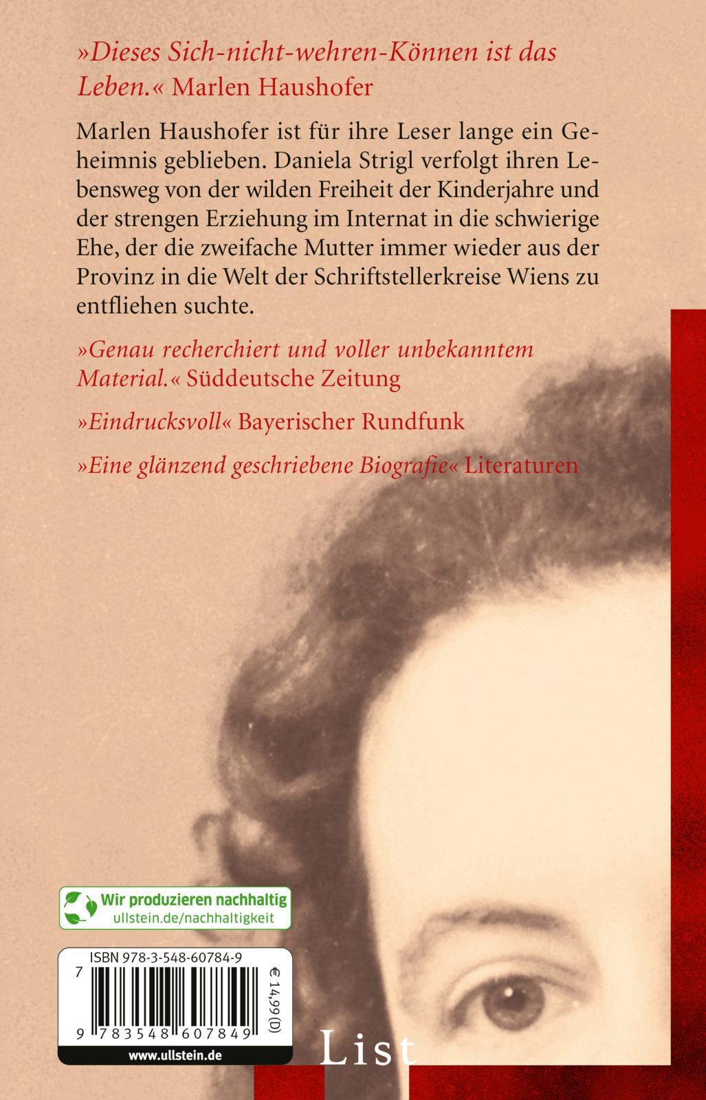 Rückseitencover 'Wahrscheinlich bin ich verrückt...'