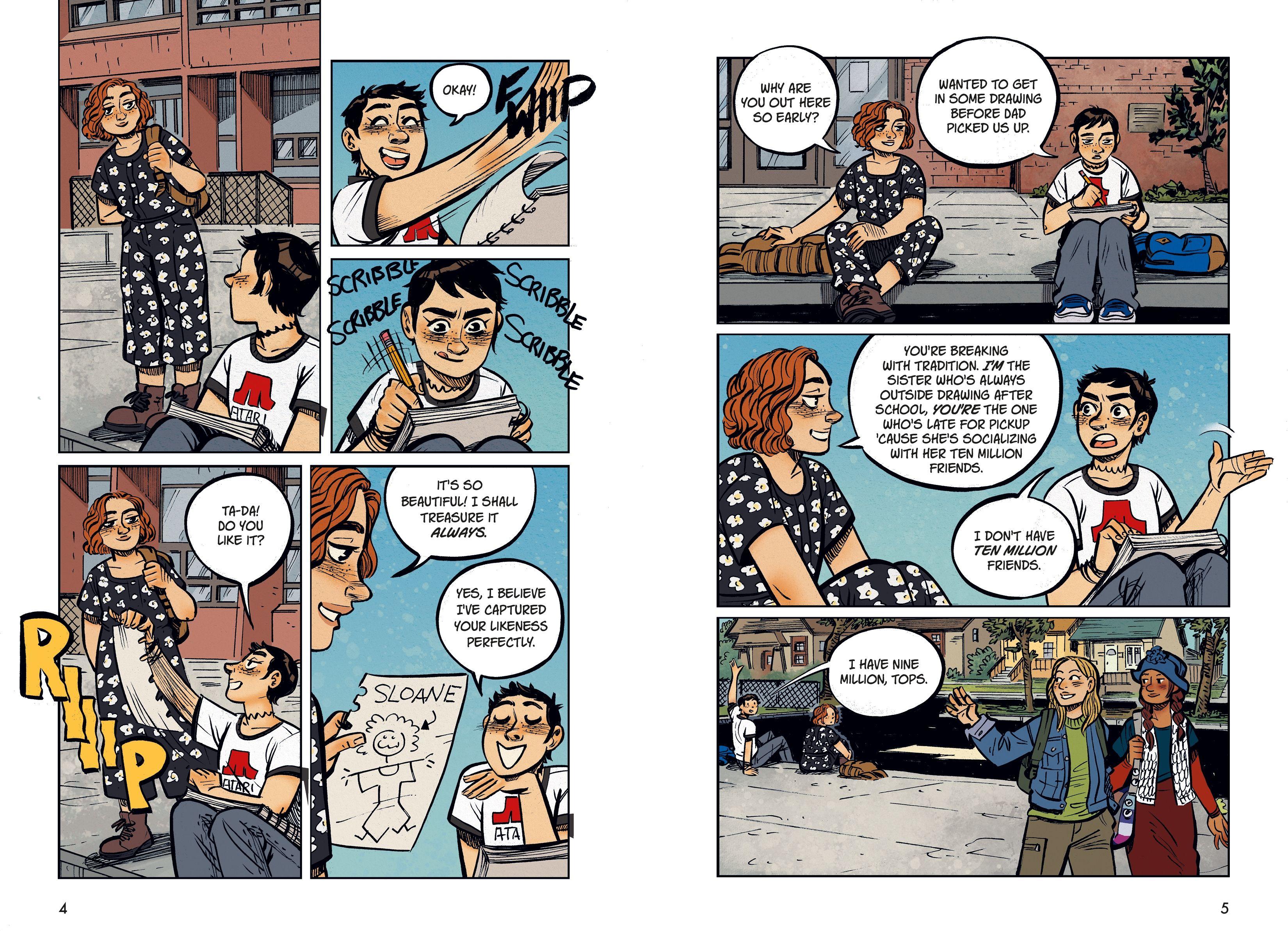 Beispielinhalt (Bild) Inbetweens