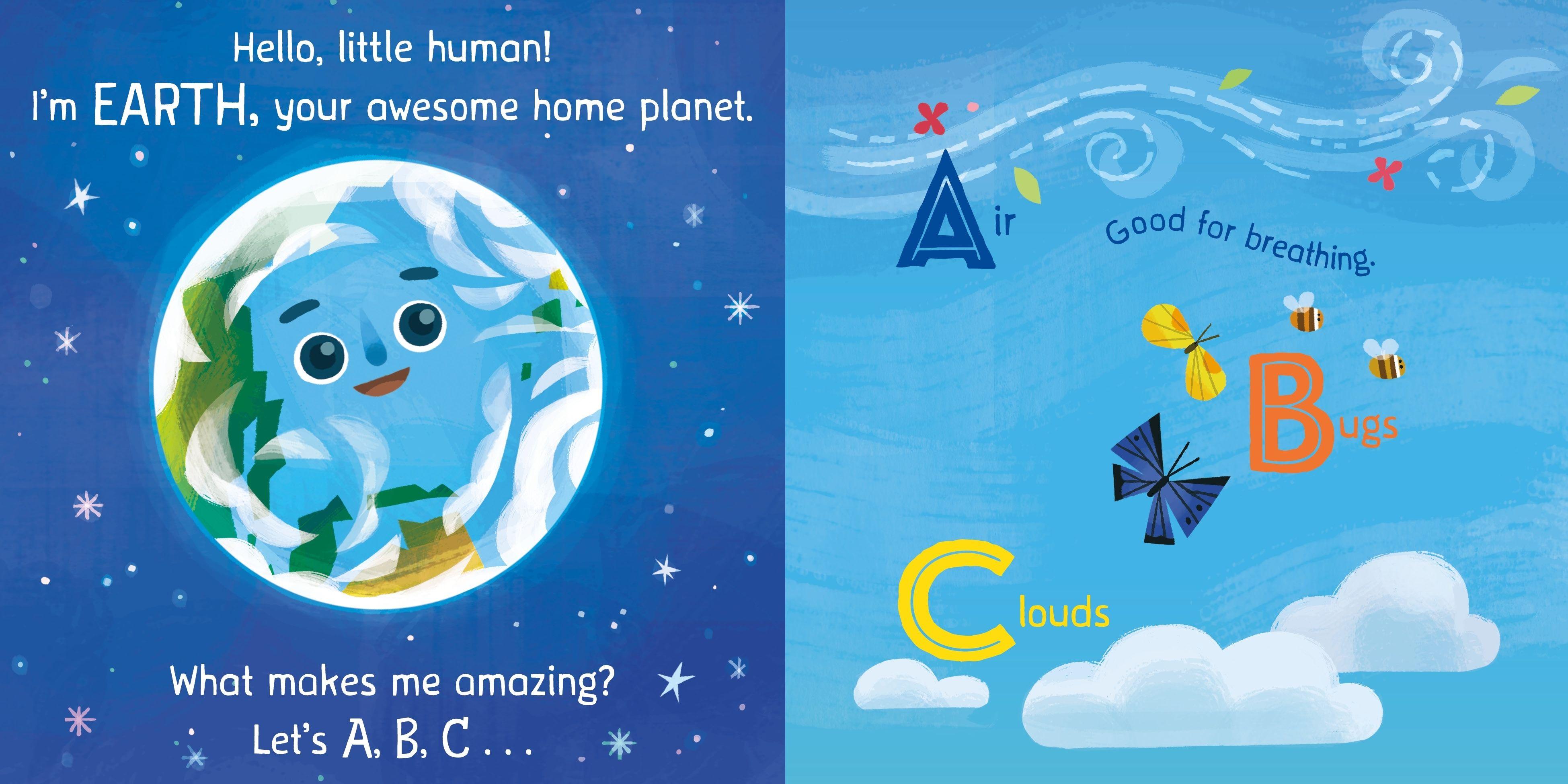 Beispielinhalt (Bild) ABCD . . . Earth!