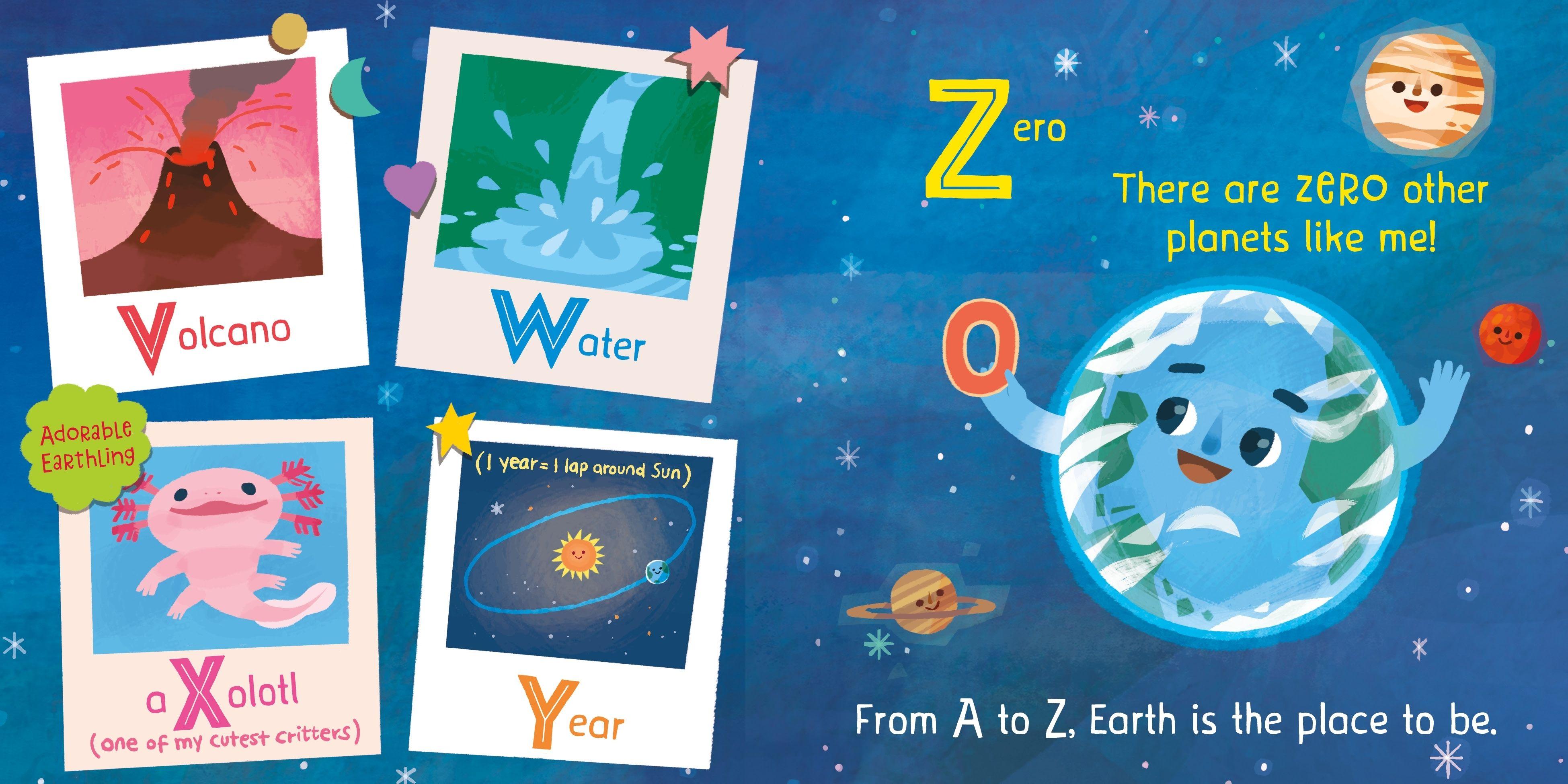 Beispielinhalt (Bild) ABCD . . . Earth!