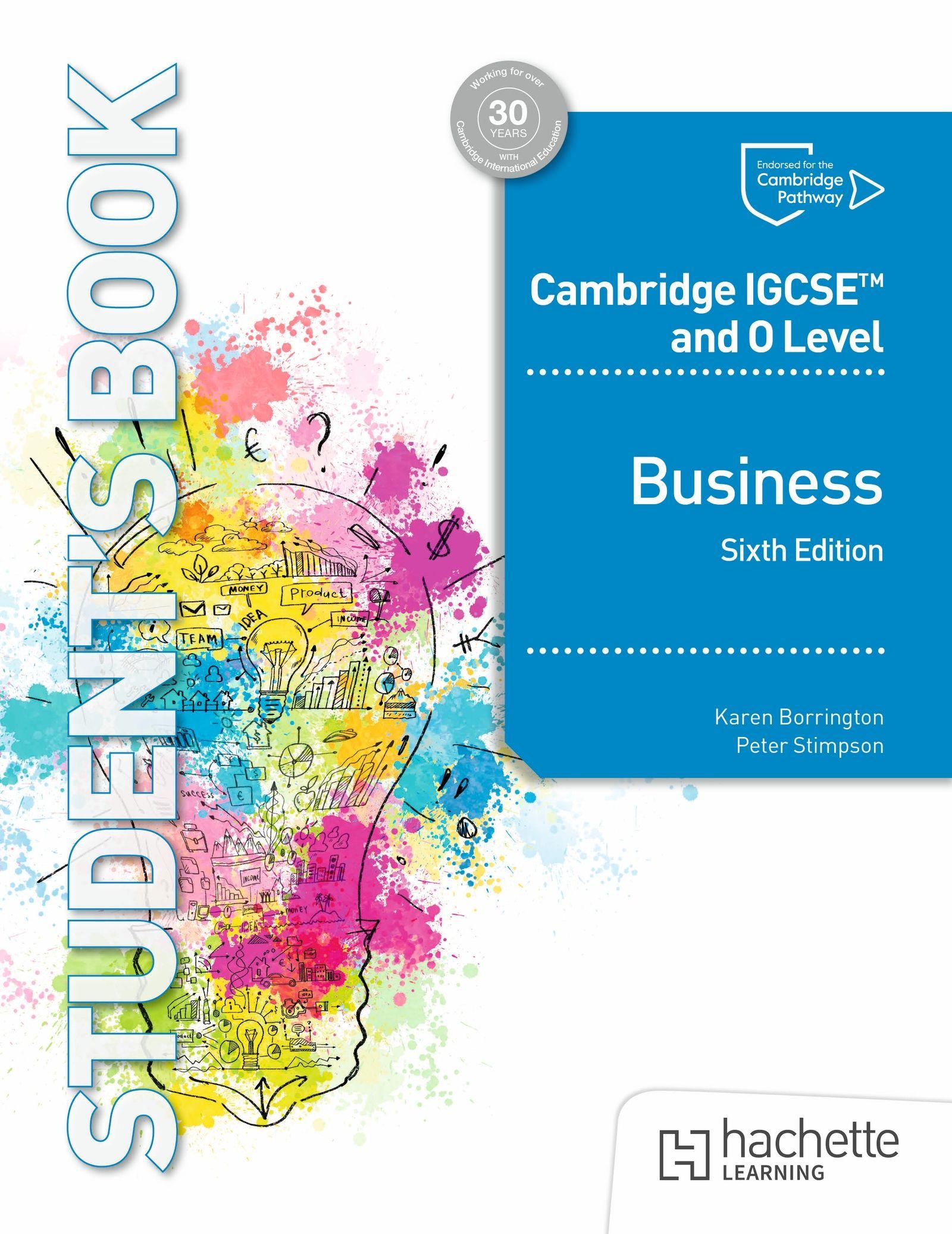 Vorderes Coverbild Cambridge IGCSE and O Level Business Sixth Edition