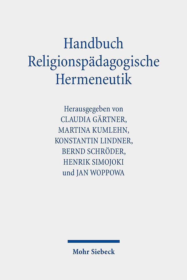 Vorderes Coverbild Handbuch Religionspädagogische Hermeneutik
