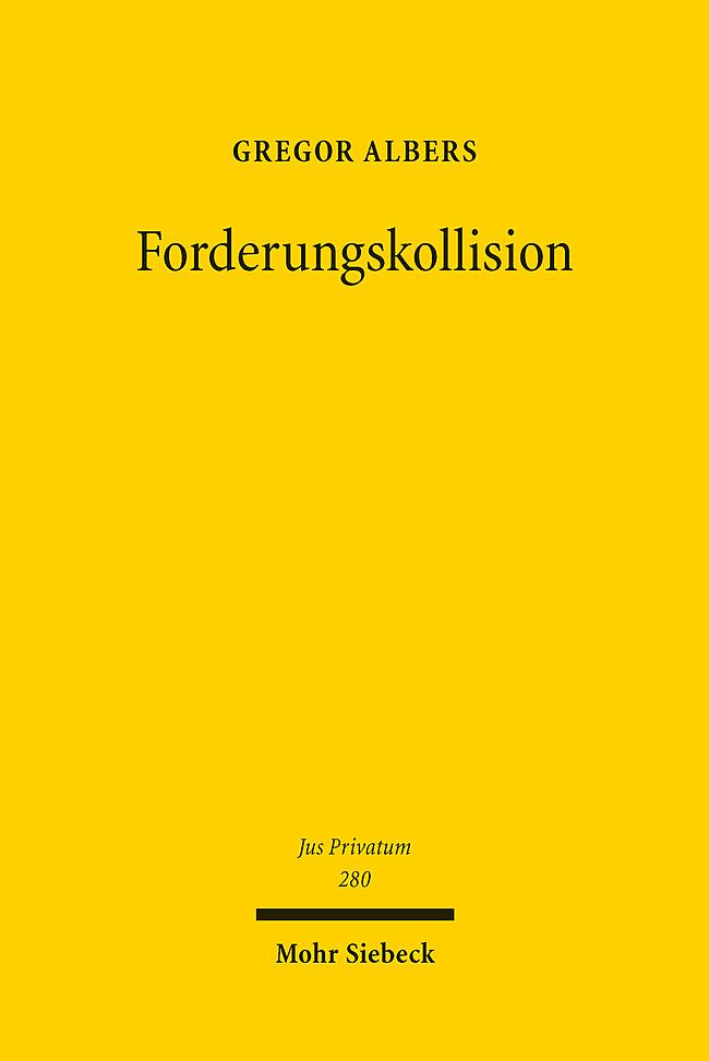 Vorderes Coverbild Forderungskollision