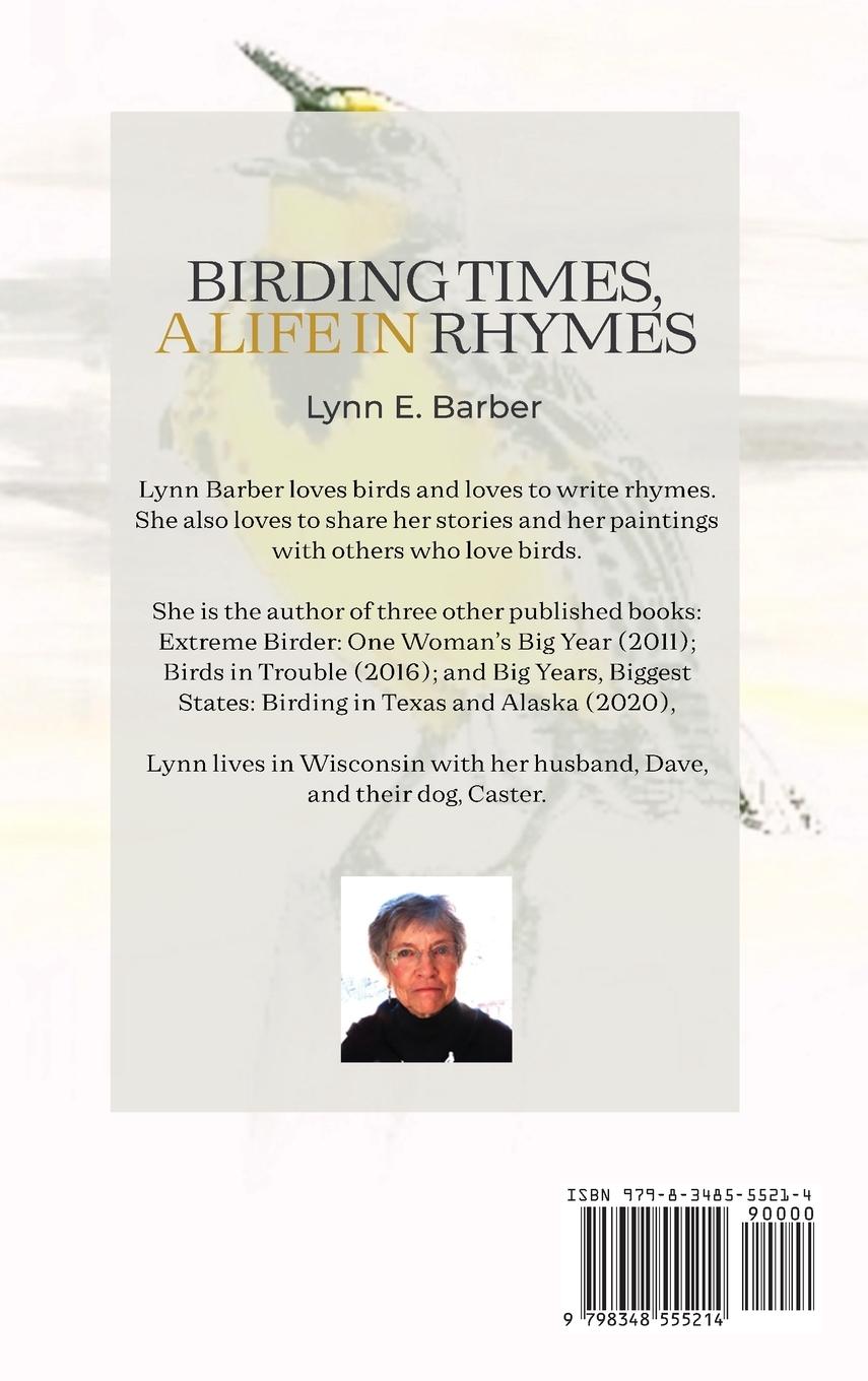 Rückseitencover Birding Times, a Life in Rhymes