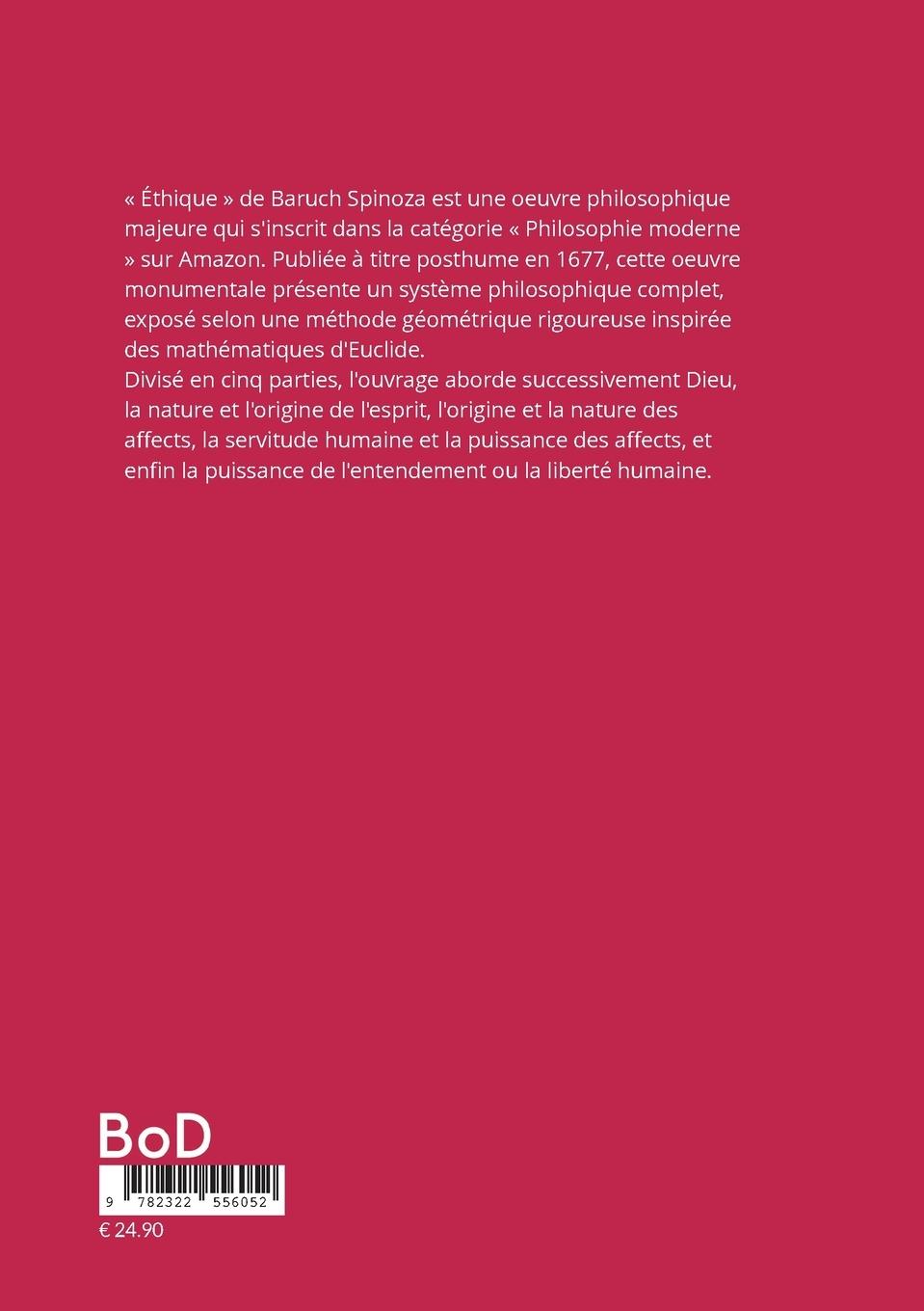 Rückseitencover Éthique