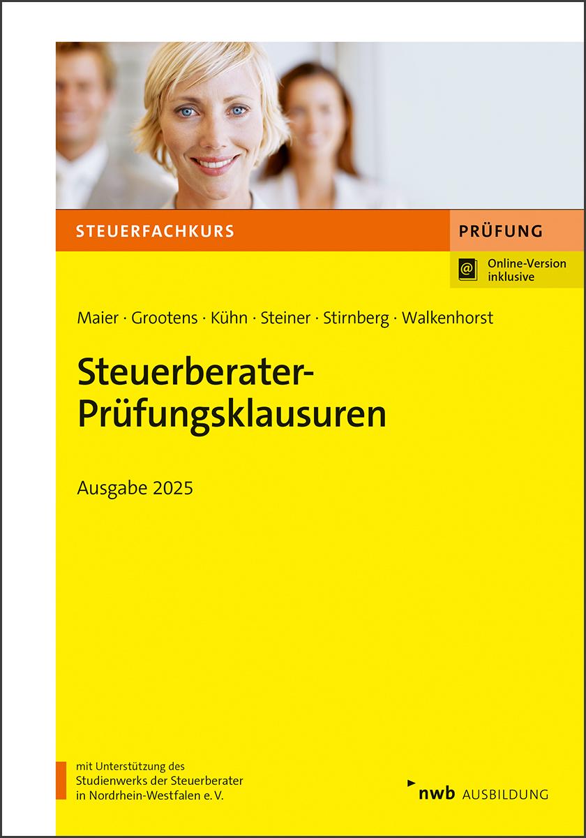 Vorderes Coverbild Steuerberater-Prüfungsklausuren