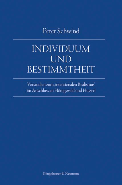 Vorderes Coverbild Individuum und Bestimmtheit
