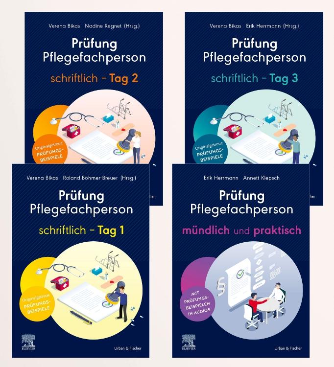 Vorderes Coverbild Lernpaket Schriftliche-Mündliche Prüfung Pflege