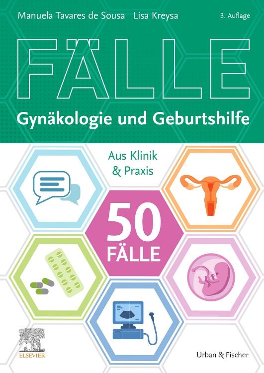 Vorderes Coverbild 50 Fälle Gynäkologie und Geburtshilfe