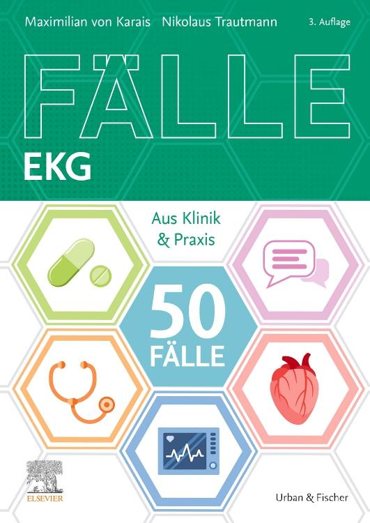 Vorderes Coverbild 50 Fälle EKG